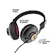 House of Marley, Positive Vibration 2 On-Ear Headphones Comfortable Fit, Foldable Design, Premium Sound, Single Sided Tangle-free Braided Cable Rasta