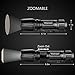 Wsiiroon LED Flashlight, Best Pocket Flashlight Super Bright with 5 Modes, Waterproof, Zoomable, Portable with Clip for Working Camping Emergency-2 Pack (Batteries Not Included)