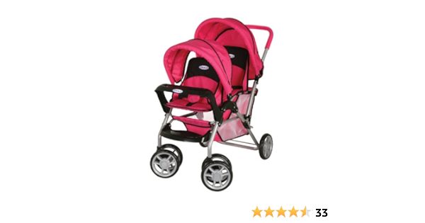graco double doll stroller