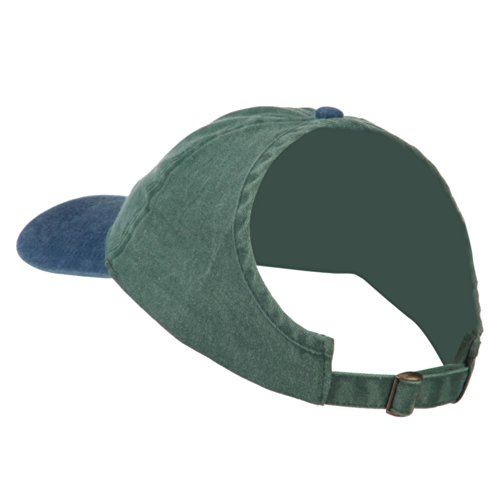 Pigment Dyed Ponytail Cap - Navy Dark Green OSFM