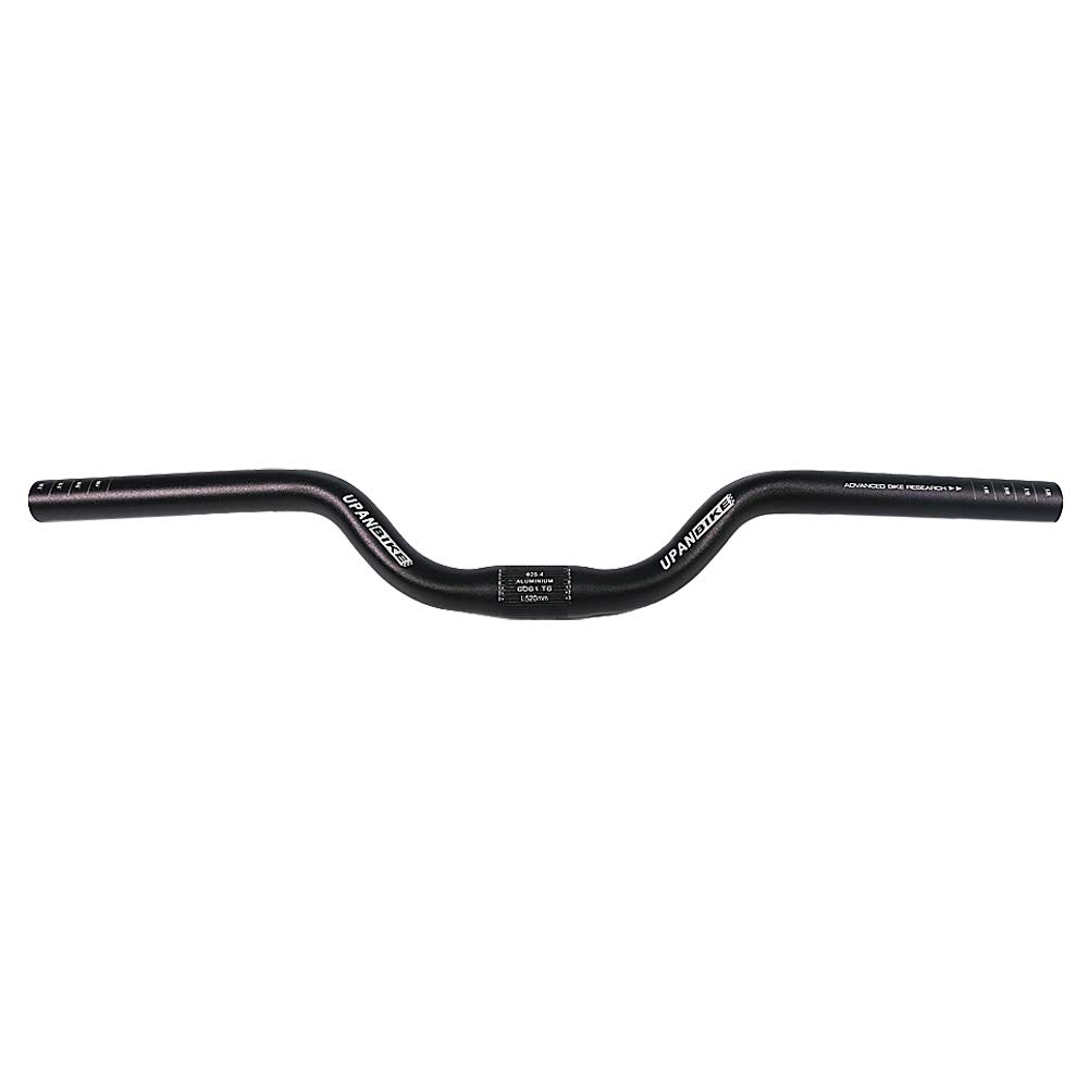 UPANBIKE Aluminium 52cm Riser Bar for Fixed Gear Bike, Mountain Bike, Road Bike (Black)