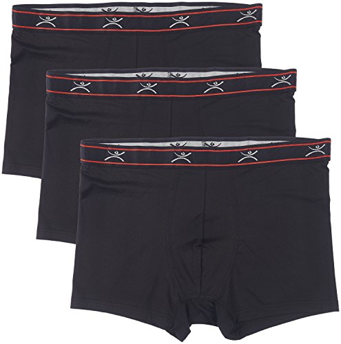 Terramar Men's Silkskins 3" Trunk Briefs with Pouch (Pack of 3)
