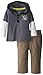 Calvin Klein Baby-Boys Newborn Gray Hoody Tee with Pants