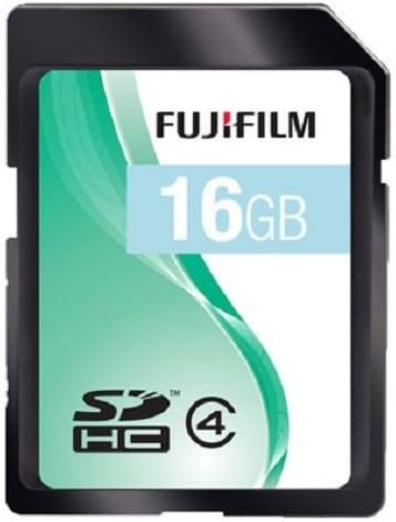 Fujifilm Fuji 16GB SDHC Class 4 Memory Card FinePix JV200 & Z1010EXR