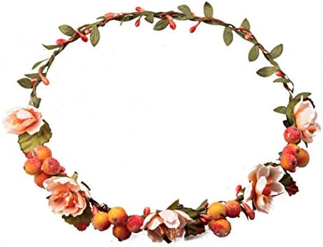 FORLADY Flower Crown Flower Headband Party Kid Hair Headband Fancy Dress Party Decorative