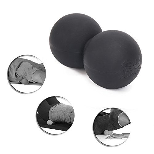 Lacrosse Balls Massage by BLUNIVERS | Deep Tissue Massager Therapy Ball for Back and Spine + Carrying bag & Video Exercises & Lifestyle eBook - Thumbnail 3