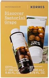 KORRES Santorini Grape Body Set 450ml Shower Gel 250ml Body Milk 200ml New view 2