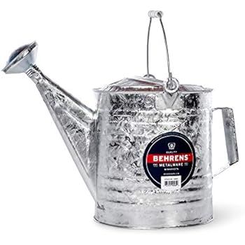 Behrens 210 2-1/2-Gallon Steel Watering Can, Silver