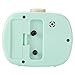 Lily's Home Quiet Non-Ticking Silent Quartz Vintage/Retro Inspired Analog Alarm Clock (Aqua)