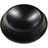 Hardwood Piano Caster Cups, Set of 3 - Ebony