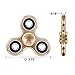Ysiop Twiddle Tri Spinner Hand Toy for Fidget,Gadget Spinners with Imported Ball