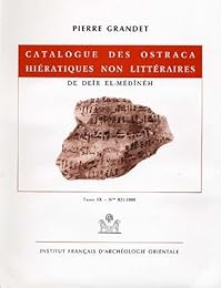 Catalogue des ostraca hiératiques non littéraires de Deïr el-Médînéh