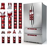 Christmas Refrigerator Handle Covers, 8 Sets of