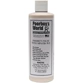 Poorboy's World Polish with Carnauba 16oz | One-Step Cleaner Wax Cleans, Shines and Protects Automotive Paint by Hand or Machine