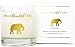 Lavender and Vanilla Organic Aromatherapy Candle with Pure Essential Oils for Stress Relief and Sleep - Dream Elephant Luxury Candle by Wild Beautiful Free