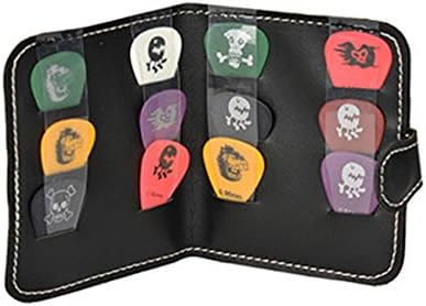Derker Black PU Leather Guitar Picks Case Bag for Guitar player(Guitar Picks are NOT included),Special Gift for Christmas day
