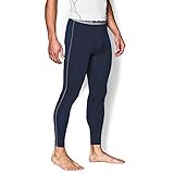 Under Armour Men's HeatGear Compression Leggings, Midnight Navy/Steel, XX-Large