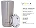 Premium Vacuum Insulated Stainless Steel Tumbler - 20 oz with Shatterproof Lid - Travel Cup for Hot & Cold Drinks - Durable Sweat Free Mug - Perfect For Coffee, Beer, & Smoothies - By Brimma