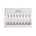 iEGrow 8-Bay AA AAA Battery Charger for Ni-MH Ni-CD Rechargeable Household Batteries with LED Indicator