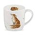 Portmeirion Home & Gifts The Artful Poacher (Fox) Single Mug, Multi-Colour, 1 Count (Pack of 1)