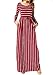 levaca Women's Long Sleeve Pleated Pockets Loose Casual Maxi Long Dress