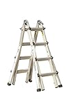Vulcan Ladder USA 3600735401986540 Stepladder Multi-Task Alu 17Ft, 17' MT