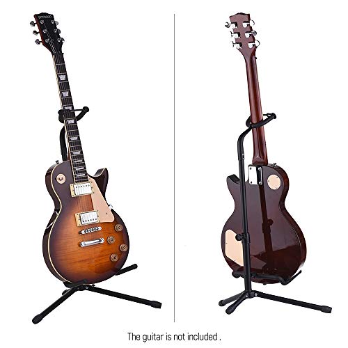 Haga Holder for Guitar Guitar Floor Stand Metal guitarra Stand Musical Instrument Tripod Holder for Acoustic Electric Guitar Bass - Thumbnail 2
