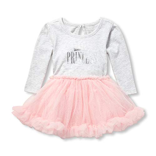 The Children's Place Baby Girls' Long Sleeve Tutu Bodysuit.