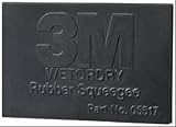 3M 05517 Wetordry 2-3/4" x 4-1/4" Rubber Squeegee