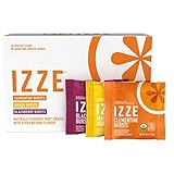 Izze Bursts Organic Fruit Snacks, 3 Flavor Variety Pack, 0.8oz Pouches, (18 Pack)