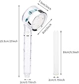 Hairstore LED Shower Head 7 Color Changing Water Powered High Pressure Water view 9