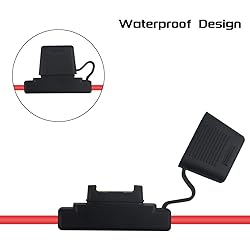 WMYCONGCONG 2 PCS Heavy Duty Inline Fuse Holder 10