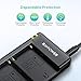 RAVPower NP-F550 Dual Slot Battery Charger, Compatible with Sony NP F970, F750, F770, F960, F550, F530, F330, F570, CCD-SC55, TR516, TR716, TR818, TR910, TR917 Batteries and More