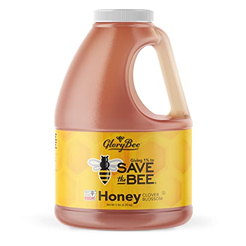 GloryBee, Pure Clover Blend Honey, 100 US Grade A Honey, 5lb Pricepulse