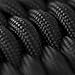 Titan Paracord Survival Bracelet | BLACK | X-LARGE (Fits 9