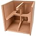 Parts Express Knock-Down MDF 1.0 cu. ft. Subwoofer Cabinet for Dayton Audio 10