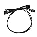 EVGA Black G2/P2/T2 Power Supply Cable Set, Individually Sleeved (100-CK-1300-B9)