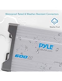 Pyle 2 canales Amplificador de energía de impermeable MP3 iPod Marino, talla única