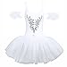 iiniim Women Adult Swan Lake Costumes Ballet Dress Leotard Tutu Dance Dress with Arm Band