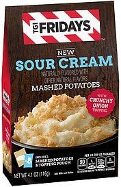 TGI Friday's Sour Cream Mashed Potatoes 4 oz (Pack of 4)