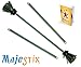 Jolly Lama! Green Majestix Juggling Sticks Devil Sticks