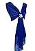Alivila.Y Fashion Womens Chiffon Scarf Wrap Bridal Wedding Scarves Shawl for Bridesmaid-Royal Blue Chiffon
