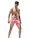 SEOBEAN Mens Low Rise Sports Soft Running Training Short Pants (L(31-33