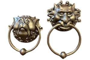 GENERIC Maze Door Knocker, 3D Front Door Knocker,labyrinth door knockers Dragon Face Door Knob Wall Hanging Antique Art Deco Door