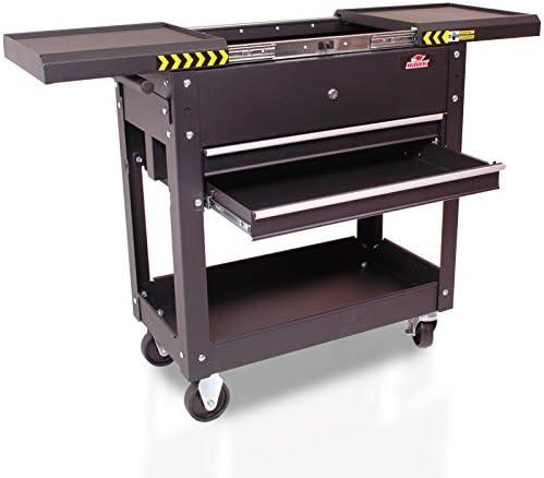 Hawk Tools Professional Garage Workshop Portable Mechanic Tool Storage Box Trolley Cart