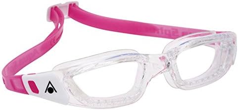 Aqua Sphere Kameleon Junior Kids Swimming Goggles - Clear/White - Clear Lens