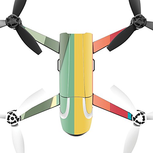 MightySkins Protective Vinyl Skin Decal for Parrot Bebop 2 Quadcopter Drone wrap cover sticker skins Stripes