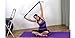 Clever Yoga - 8 ft Yoga Strap for Exercise & Physical Therapy, Leg Stretching Strap Yoga Accessories & Stretching Equipment, Leg Stretcher for Women & Men, Home Workout Essentials - Red