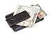 Minowl RFID Blocking Slim Minimalist Money Clip Wallet Genuine Leather