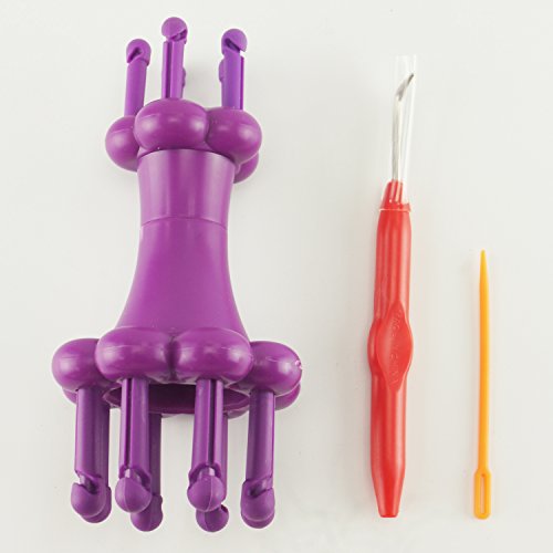 1 LAYOER+Knit+Spool+Knitting+Purple